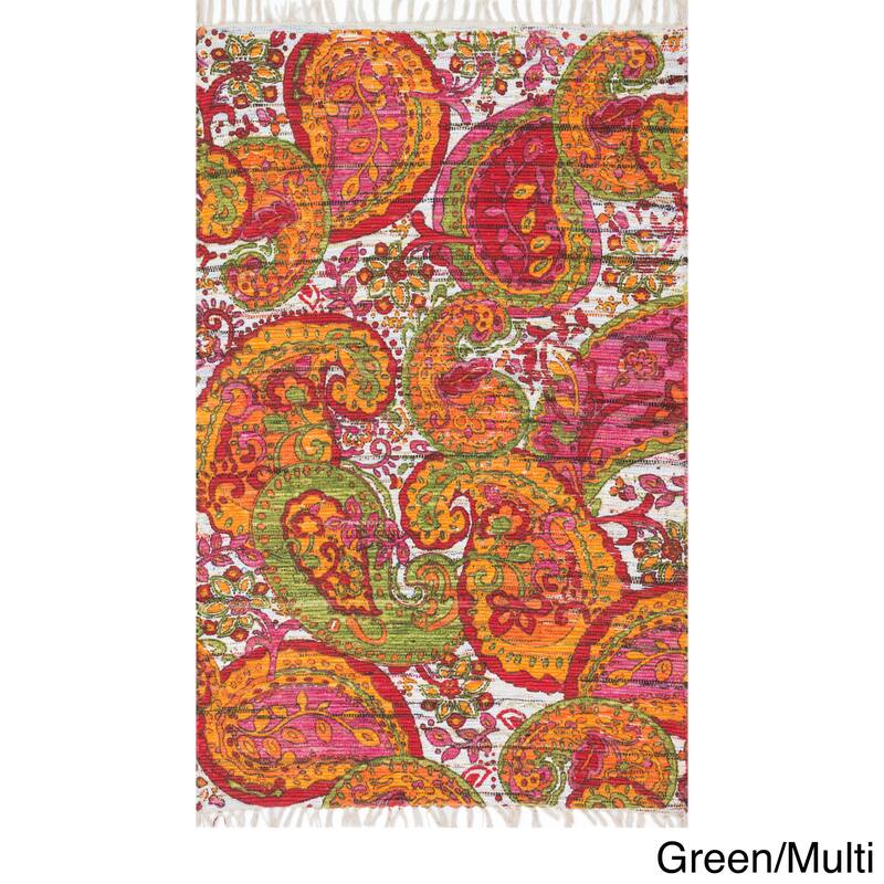 Alexander Home Maria Flatweave Paisley Rug