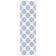 preview thumbnail 14 of 18, Jacquard Handmade Blue Cotton Medallion Area Rug