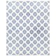 preview thumbnail 13 of 18, Jacquard Handmade Blue Cotton Medallion Area Rug
