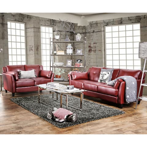 2 Piece Living Room Furniture Sets Online At Our Strick Bolton Jan 2 Piece Double Sched Leatherette Sofa And Loveseat