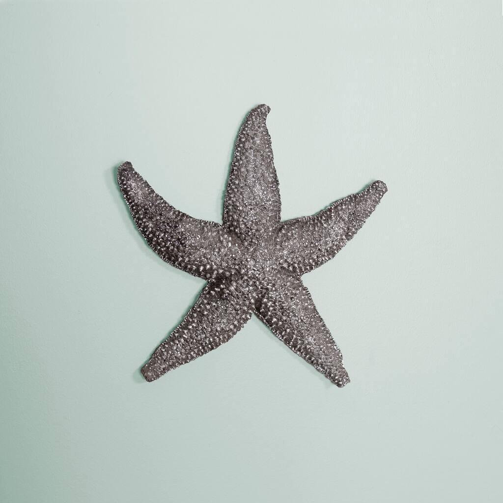 Allan Andrews Deep Pewter Coastal Starfish Wall Art (Small)