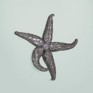 Allan Andrews Deep Pewter Coastal Starfish Wall Art (Medium)