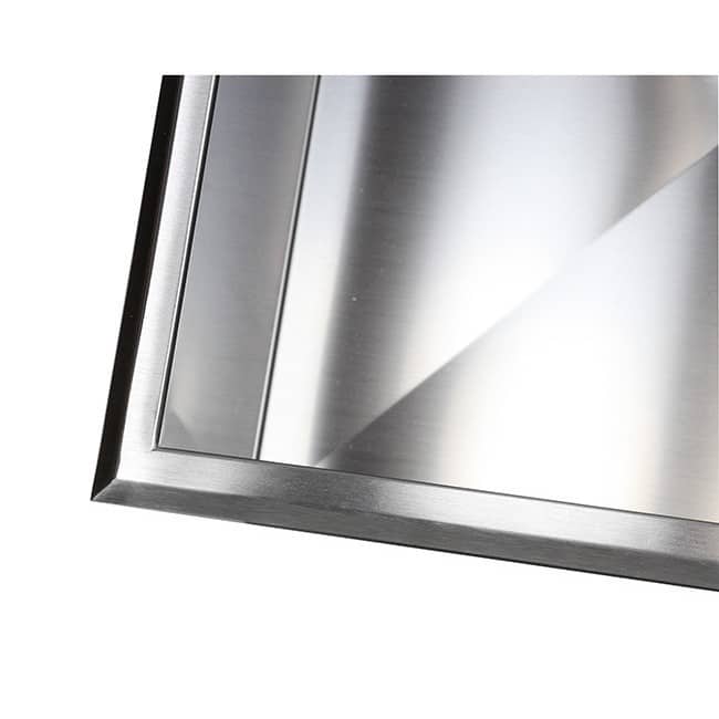 23-inch Stainless Steel Single Bowl Topmount Drop-in Zero Radius Kitchen Laundry Utility Sink 16 Gauge