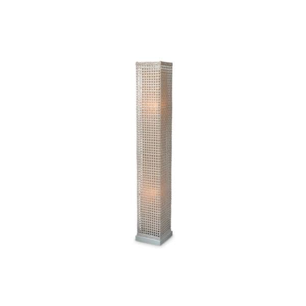 East At Main's Canyon Modern Geometric Transitional Off-White Indoor Floor Lamp