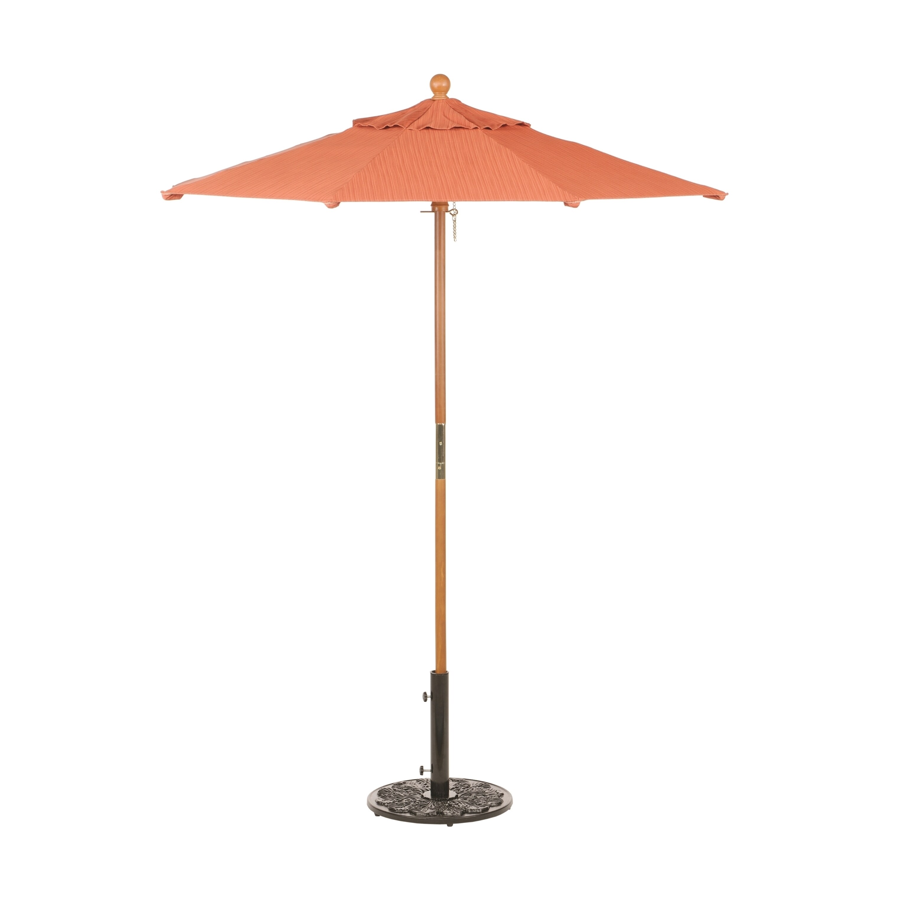 Shop Oxford Garden Octagon 6 Foot Sunbrella Market Umbrella Wood Overstock 9989093