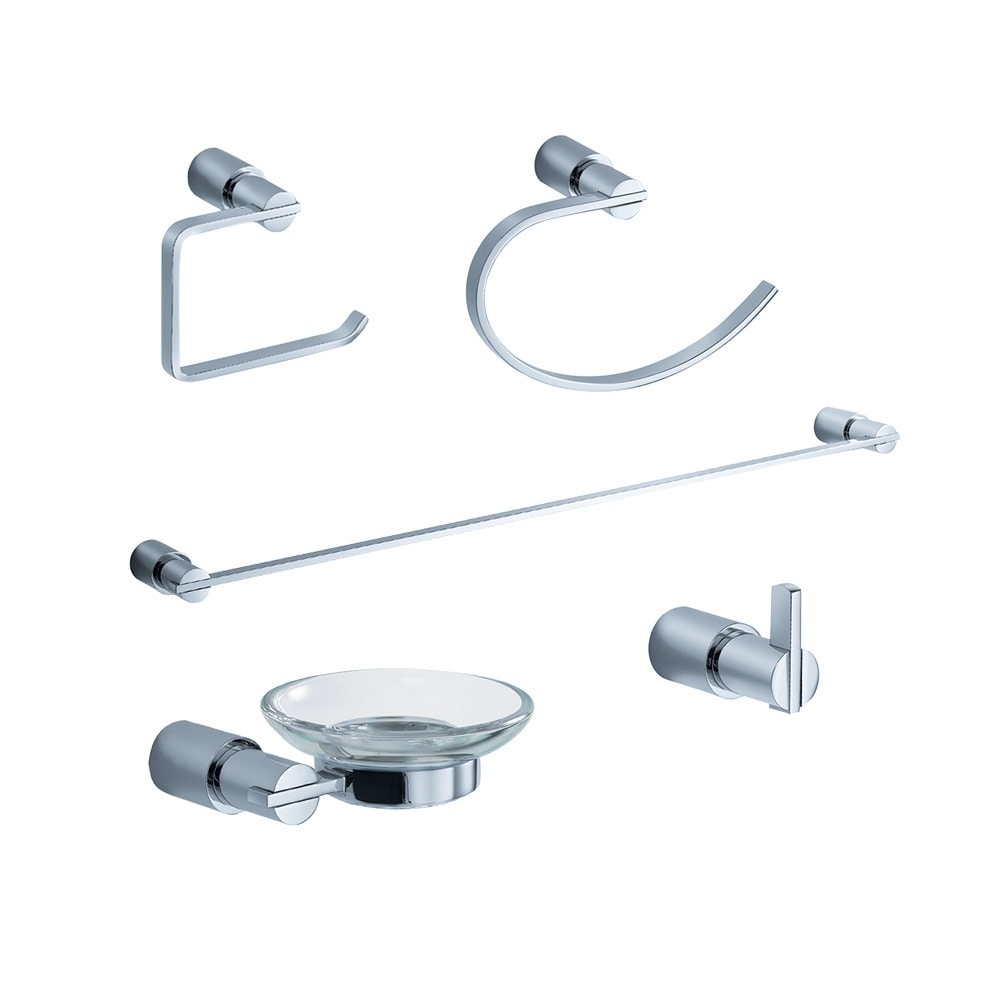 Fresca Magnifico 5-Piece Bathroom Accessory Set - Brushed Nickel – Kitchen  Cabinets Queens-Nassau: Bathroom Vanities; Custom Counters