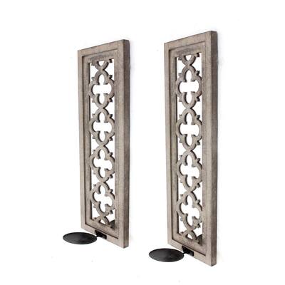 Metal Candle Holder (Set of 2)