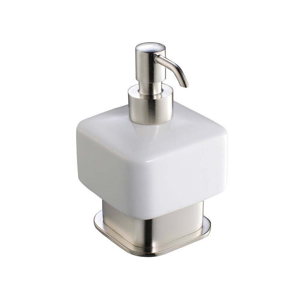 Fresca Solido Lotion Dispenser (Free Standing) - Brushed Nickel - Gold