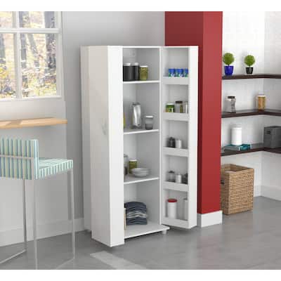 Inval Laricina White Kitchen Storage Cabinet