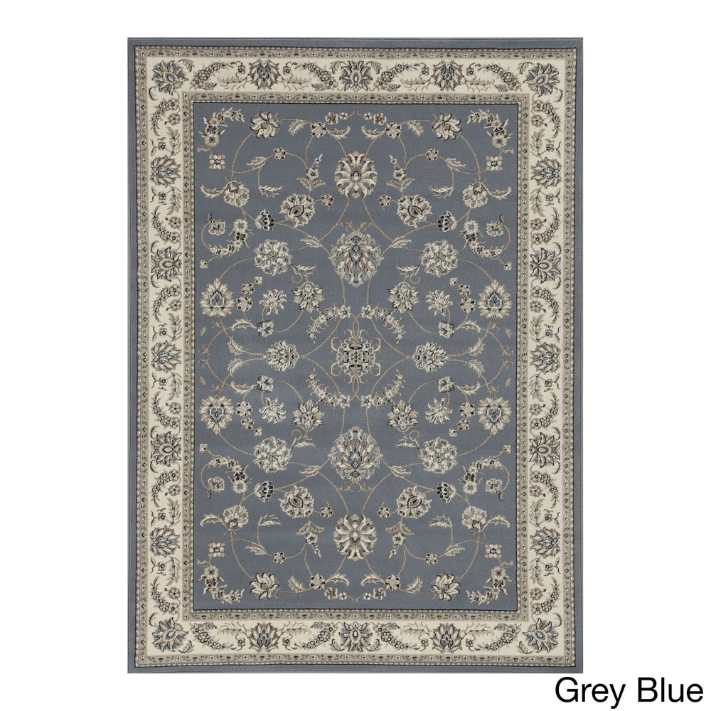 Admire Home Living Amalfi Traditional Scroll Pattern Area Rug