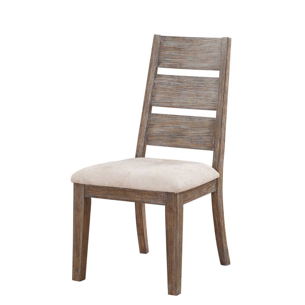 Viewpoint Washed Oak Rustic Dining Chairs (Set of 2)