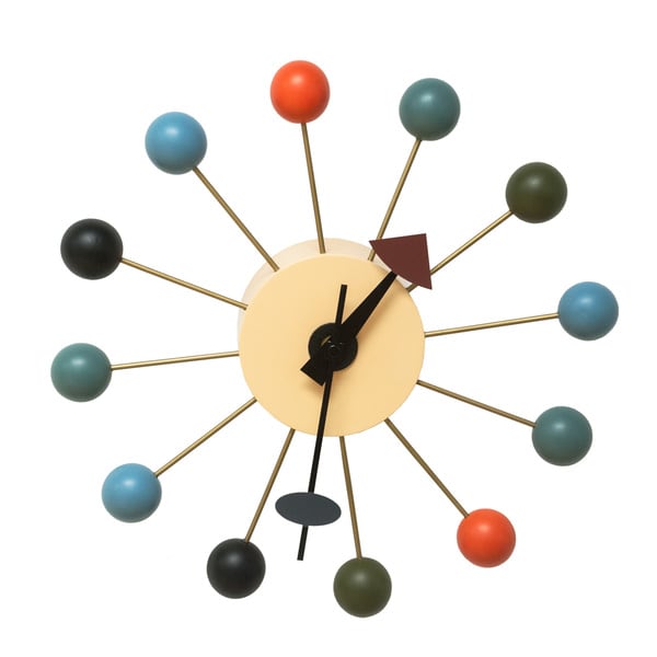 Mid-century Color Bubble Wall Clock