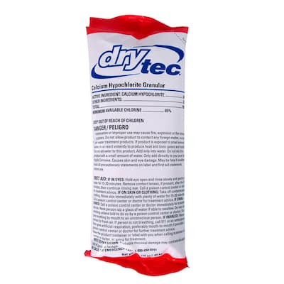 Dry Tec Swimming Pool Calcium Hypochlorite Granular Shock