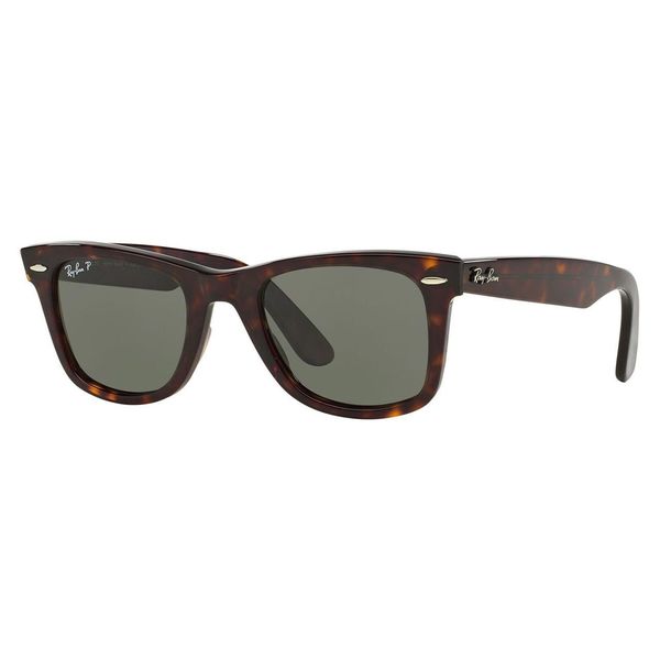 Ray Ban Unisex RB 2140 Original Wayfarer 902/58 Havana Plastic Polarized 50mm Sunglasses