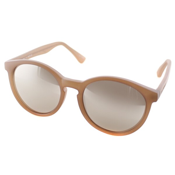 Isaac Mizrahi Womens IM 43 87 Matte Khaki Plastic Round Sunglasses. Opens flyout.