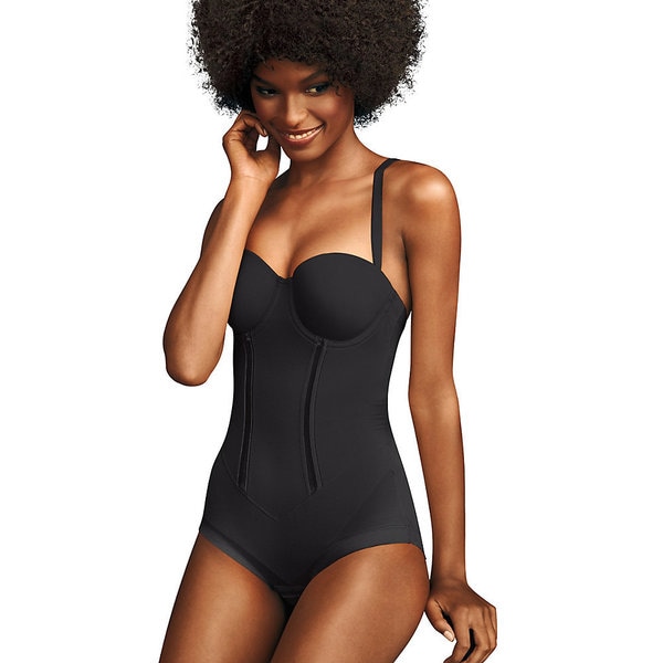 strapless body briefer