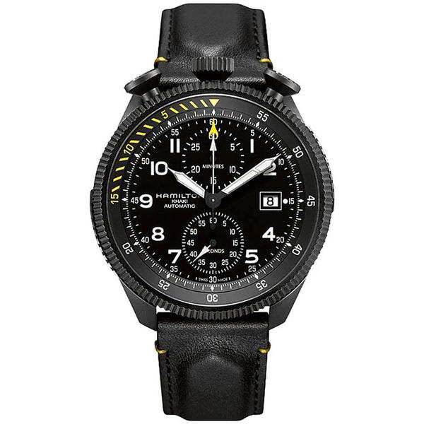 Hamilton Mens H76786733 Khaki Takeoff Auto Chrono Limited Edition