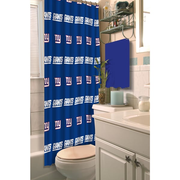 Shop NFL NY Giants Shower Curtain Free Shipping On Orders Over 45 9990930