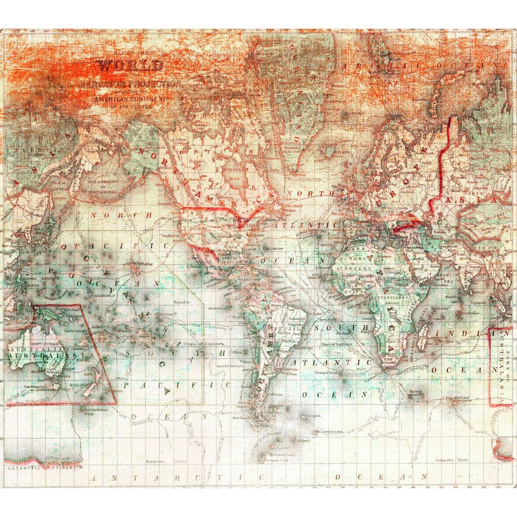 Marmont Hill Art Collective 'Planet Earth' Canvas Art - Multi-Color