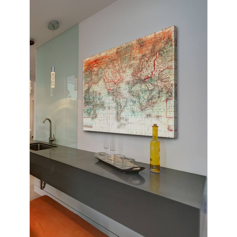 Marmont Hill Art Collective 'Planet Earth' Canvas Art - Multi-Color