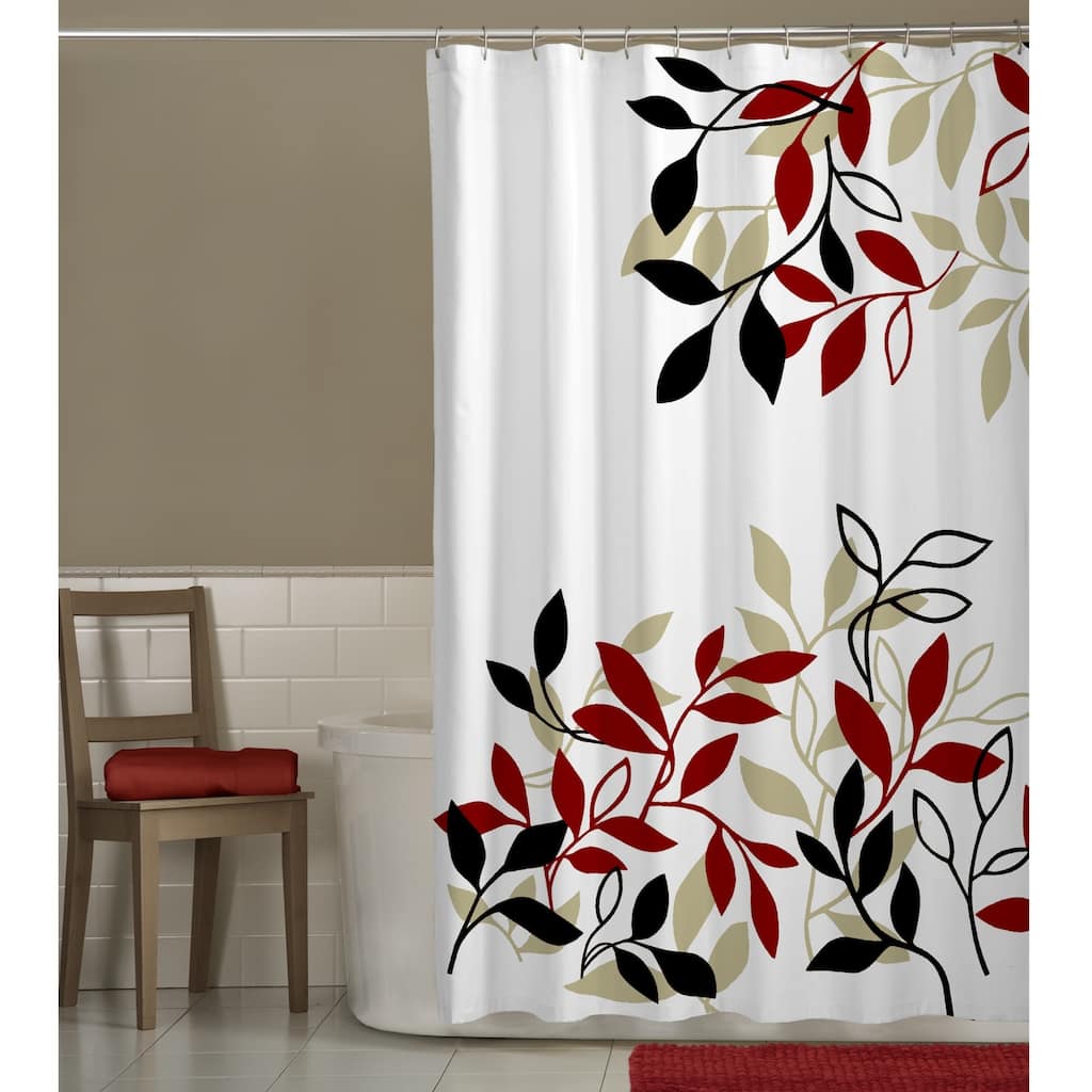 Maytex Satori Fabric Shower Curtain