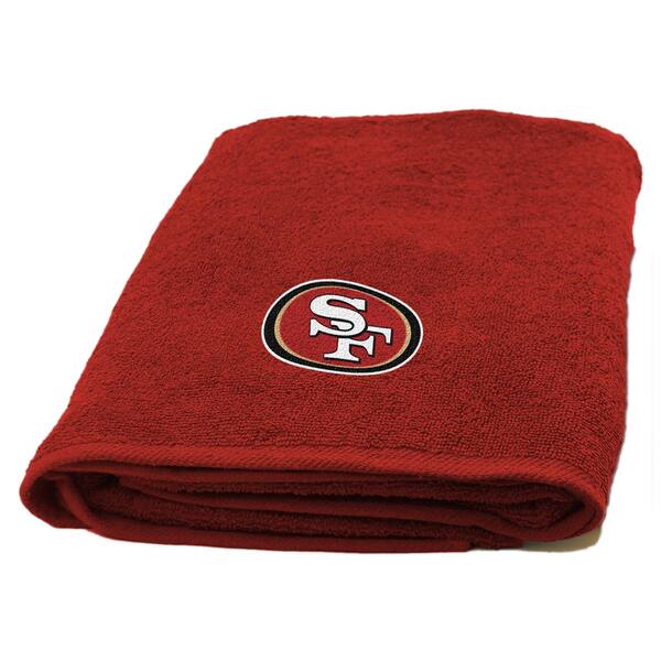 NFL 929 49ers Applique Bath Towel | Overstock.com Shopping - The Best ...