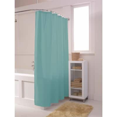 Maytex Waffle Spa Fabric Shower Curtain
