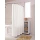 preview thumbnail 4 of 2, Maytex Waffle Spa Fabric Shower Curtain White - Casual/Traditional/Hotel