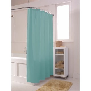 Maytex Waffle Spa Fabric Shower Curtain