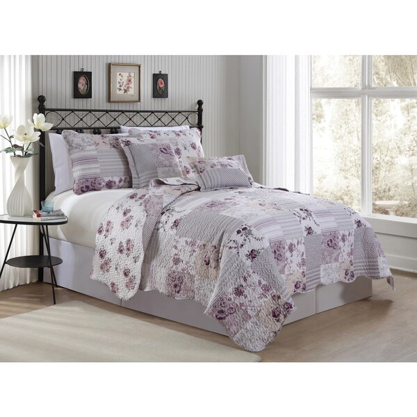 Shop Alana 5piece Reversible Quilt Set Free Shipping Today
