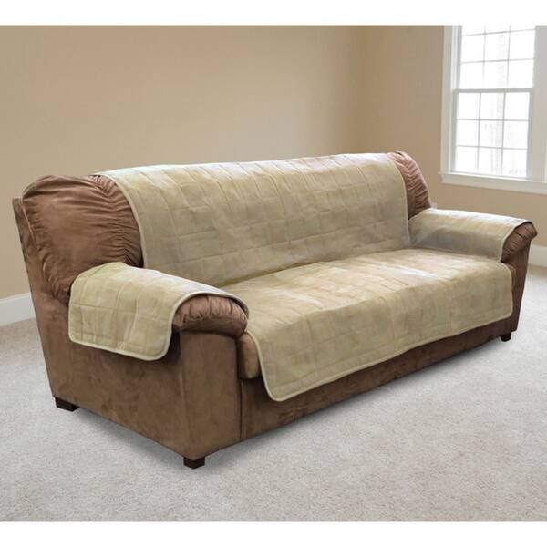 Shop Furhaven Easy Fit Quilted Microsuede Pet Furniture Protectors