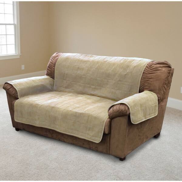 Shop Furhaven Easy Fit Quilted Microsuede Pet Furniture Protectors
