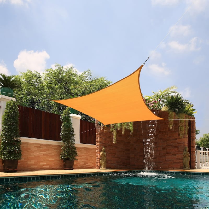 Small Square Sail Sun Shade - Yellow