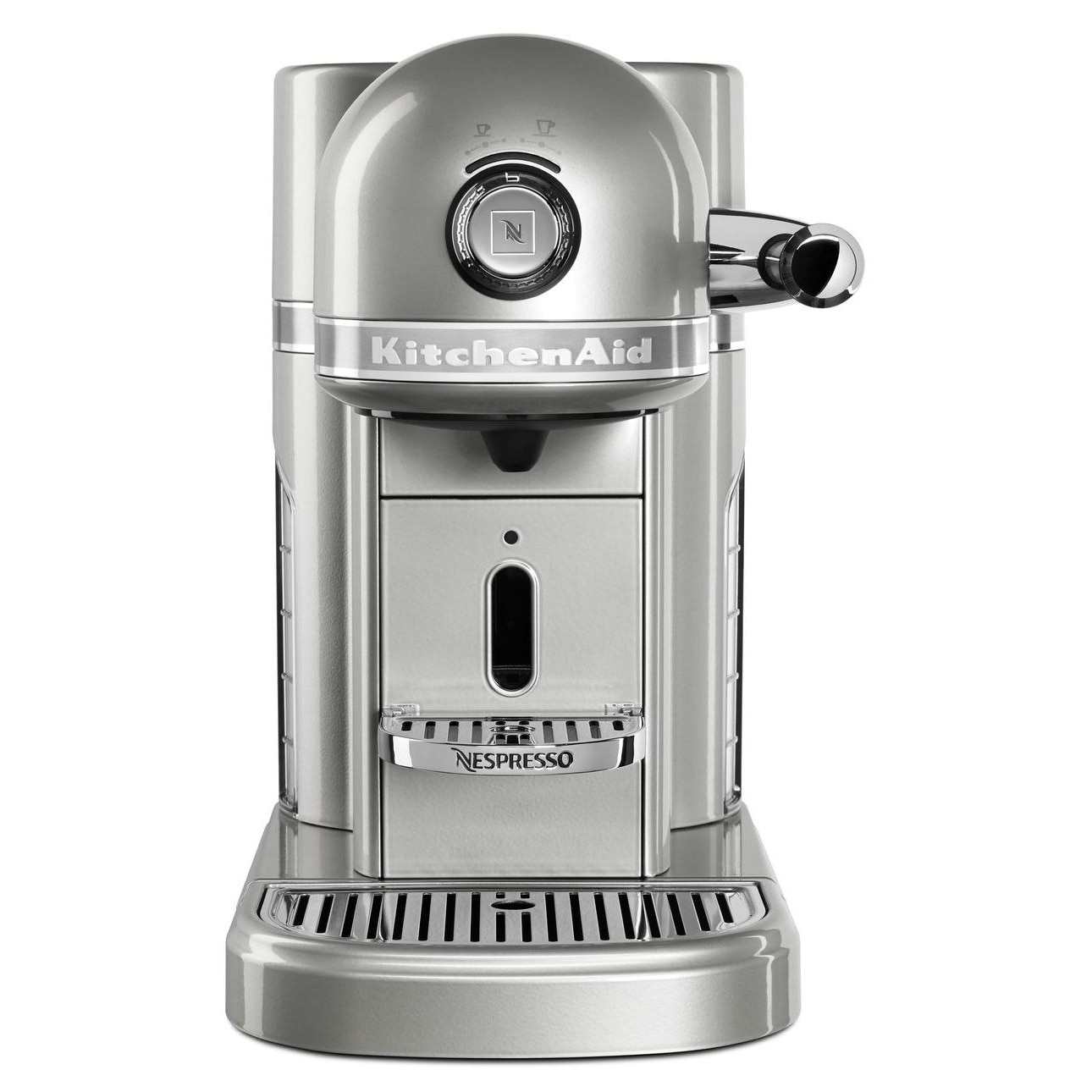 KitchenAid KES0504SR Nespresso Espresso Maker/Coffee Maker/Milk Frother  Sugar pearl silver KES0504SR - Best Buy