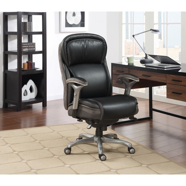 Shop Serta Blissfully Smart Layers Manager Office Chair AIR Technology ...