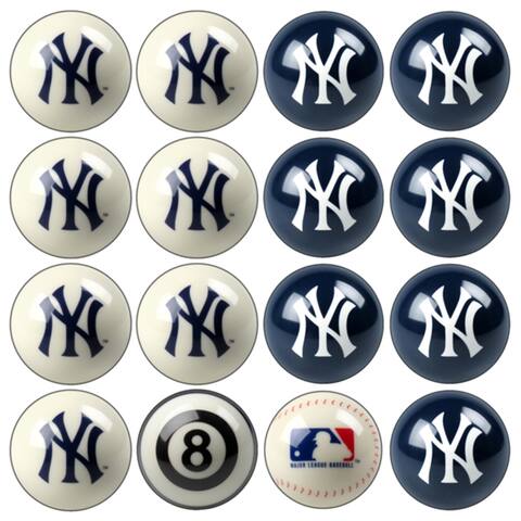 MLB Teams Licensed Baseball Billiard Balls Complete Set of 16 Balls / 52-2101-2115