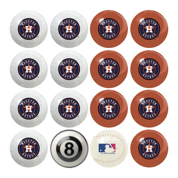 MLB Teams Licensed Baseball Billiard Balls Complete Set of 16