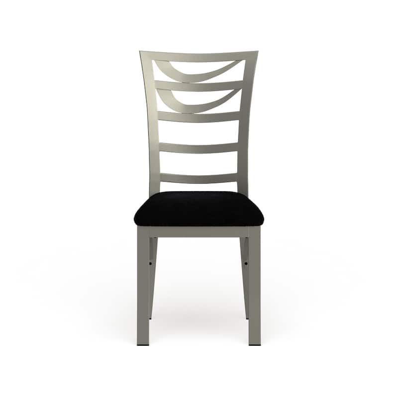 Caia Modern Silver Metal Dining Chairs (Set of 2) by Furniture of America