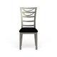 preview thumbnail 6 of 10, Caia Modern Silver Metal Dining Chairs (Set of 2) by Furniture of America