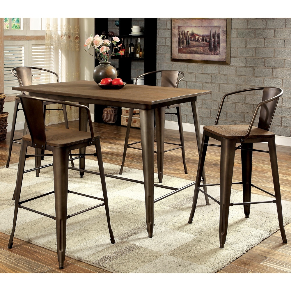 overstock bar table and chairs