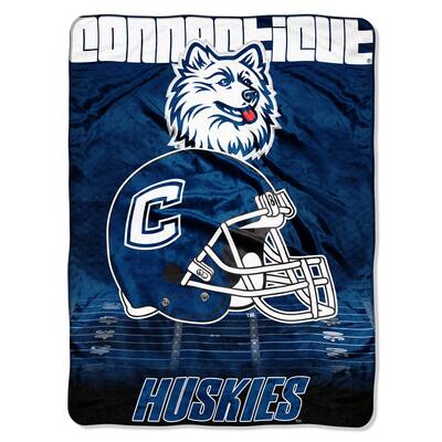 UConn Overtime Micro Fleece Throw Blanket - Multi