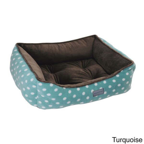 polka dot dog bed