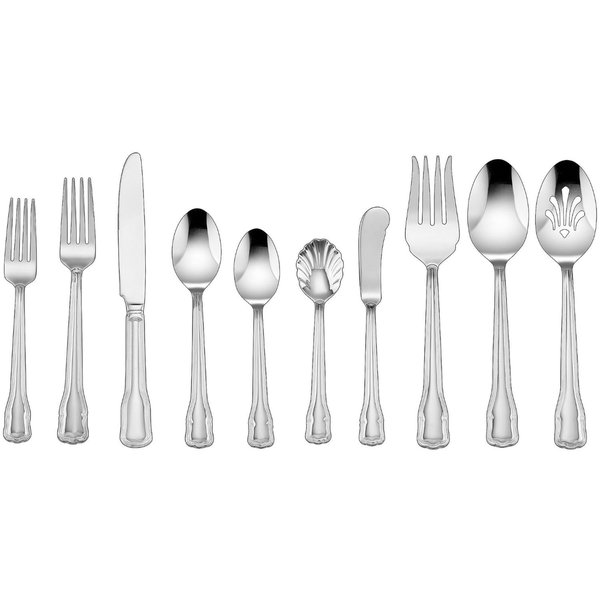 Shop Cuisinart Macey 45-Piece Stainless Steel Flatware Set - Silver ...