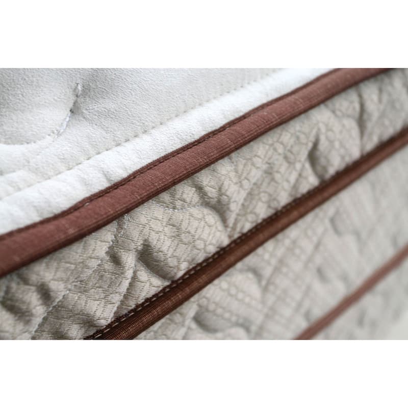 Nivo Contemporary Grey Cal King Euro Top Mattress by Furniture of America
