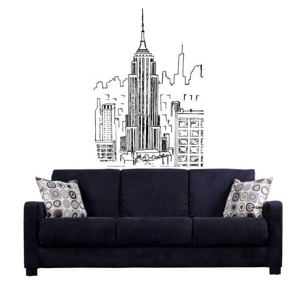 Empire state building New York City Sticker Vinyl Wall Art - Bed Bath ...
