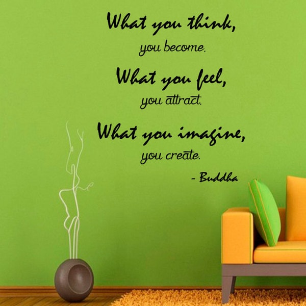 Buddha Quote Sticker Wall Decal Free Shipping On Orders Over 45 Buddha Quote Sticker Wall Decal