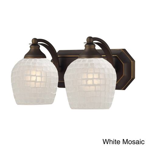 Celina Aged Bronze 2-light Vanity