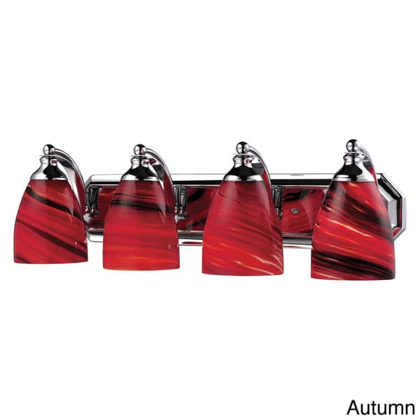 slide 2 of 20, Celina Polished Chrome 4-light Vanity