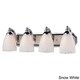 preview thumbnail 17 of 18, Celina Polished Chrome 4-light Vanity