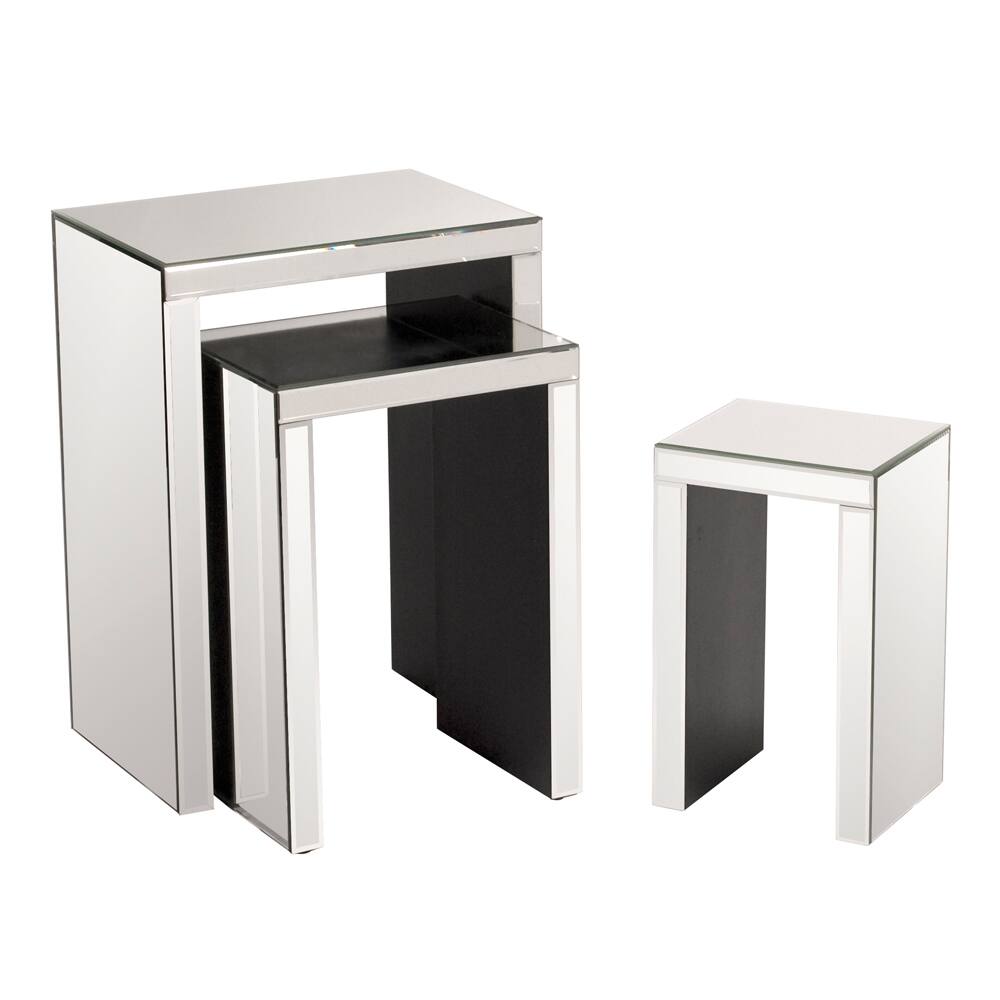 Mirrored Accent Nesting Tables